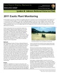 2011 Lyndon B Johnson NHP Exotic Plant Monitoring